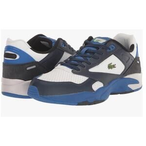Lacoste Men's Storm Lo 96 Sneaker Shoes Navy/Blue 12 M